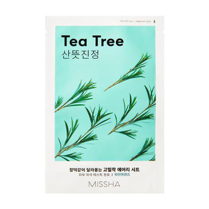 skincare-kbeauty-glowtime-missha airy fit sheet mask tea tree
