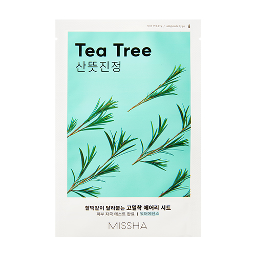 skincare-kbeauty-glowtime-missha airy fit sheet mask tea tree