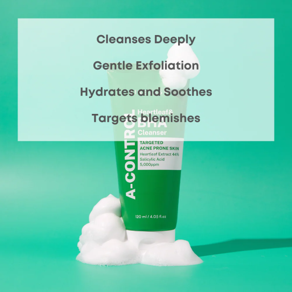 skincare-kbeauty-glowtime-nine less a control heartleaf BHA Cleanser