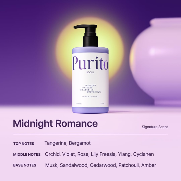 skincare-kbeauty-glowtime-purito moisutre shea butter body lotion midnight romance