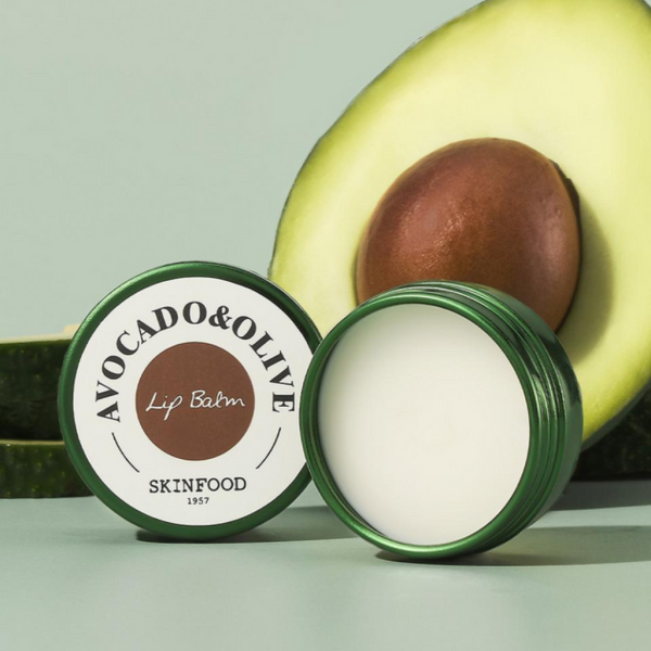 skincare-kbeauty-glowtime-skinfood avocado and olive lip balm