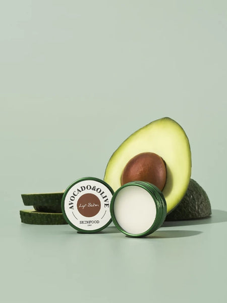 skincare-kbeauty-glowtime-skinfood avocado and olive lip balm
