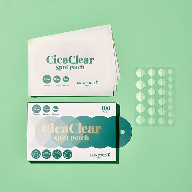 skincare-kbeauty-glowtime-skinfood cica clear spot patch