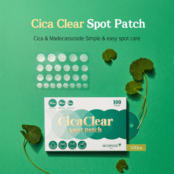 skincare-kbeauty-glowtime-skinfood cica clear spot patch