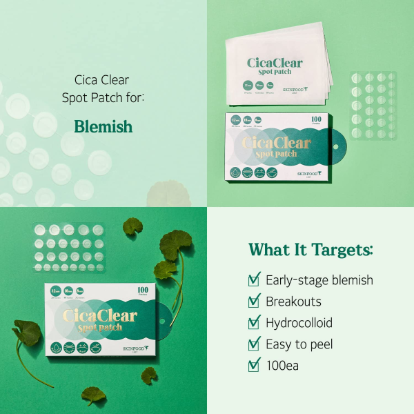 skincare-kbeauty-glowtime-skinfood cica clear spot patch