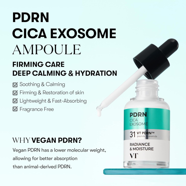 skincare-kbeauty-glowtime-vt cosmetics pdrn cica exosome firming and moisutre ampoule