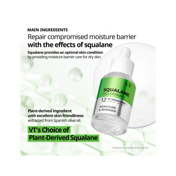 skincare-kbeauty-glowtime-vt cosmetics squalane cica exosome moisture and barrier ampoule