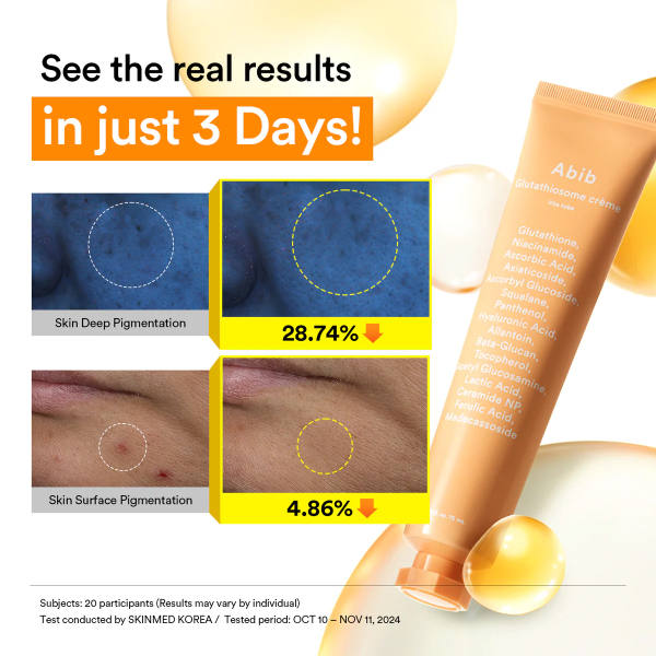 skincare-kbeauty-glowtime-abib glutathiosome creme vita tube