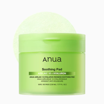 skincare-kbeauty-glowtime-anua azelaic acid soothing pad