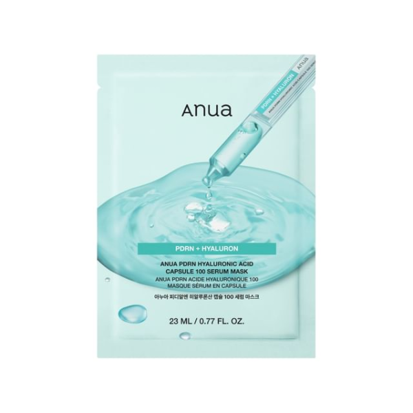 skincare-kbeauty-glowtime-anua pdrn hyaluronic Acid capsule serum mask