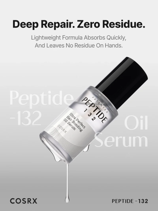 skincare-kbeauty-glowtime-cosrx peptide 132 ultra perfect hair bonding oil serum