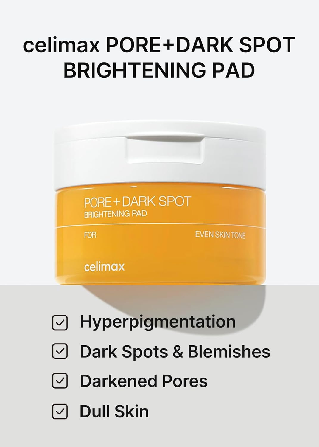 skincare-kbeauty-glowtime-celimax pore and dark spot pad