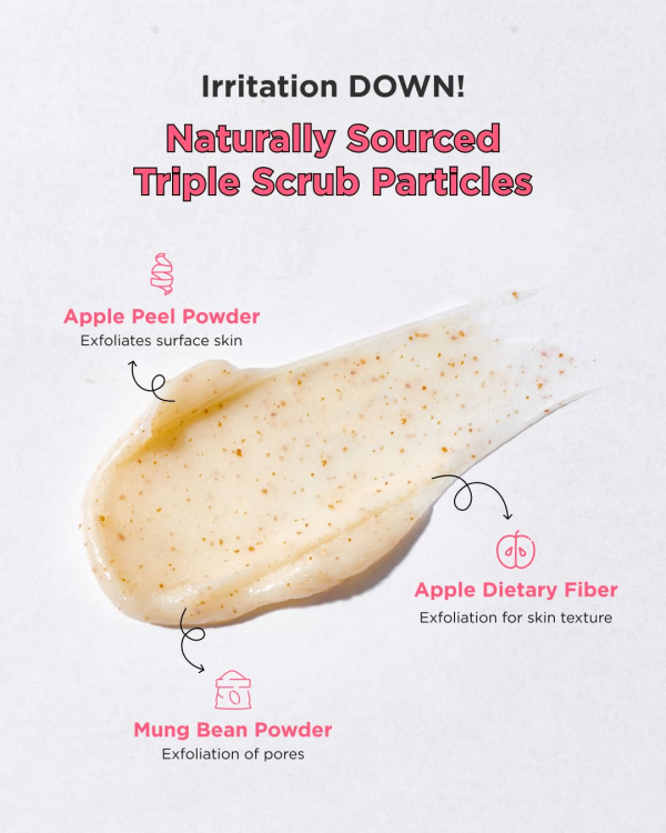 skincare-kbeauty-glowtime-chasin rabbits apple jam scrub foam