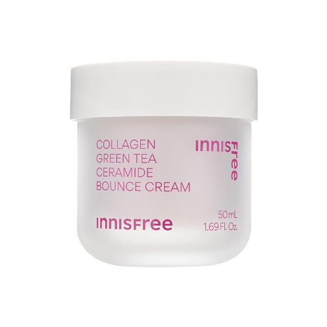 skincare-kbeauty-glowtime-innisfree collagen green tea ceramide bounc cream