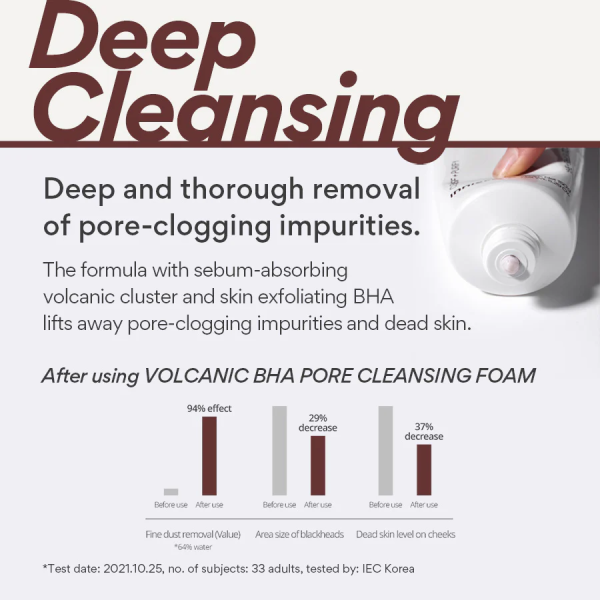 skincare-kbeauty-glowtime-innisfree volcanic BHA Pore Cleansing Foam