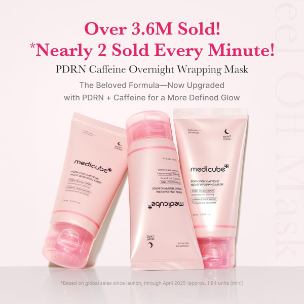 skincare-kbeauty-glowtime-medicube prdn pink caffeine night wrapping mask