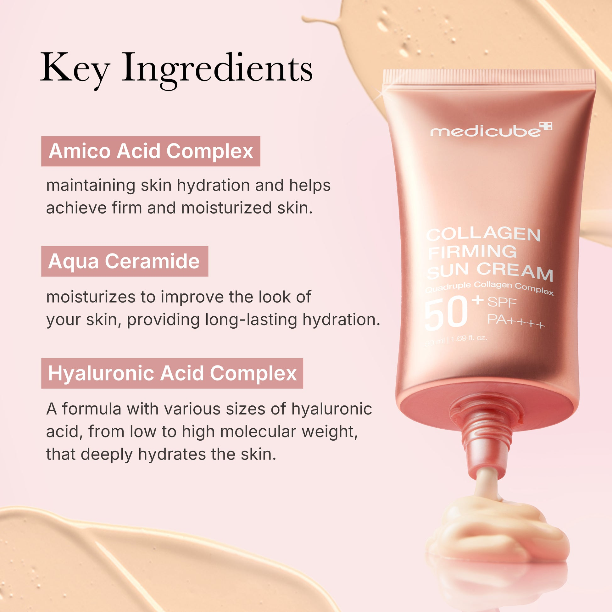 skincare-kbeauty-glowtime-medicube triple collagen firming sun cream