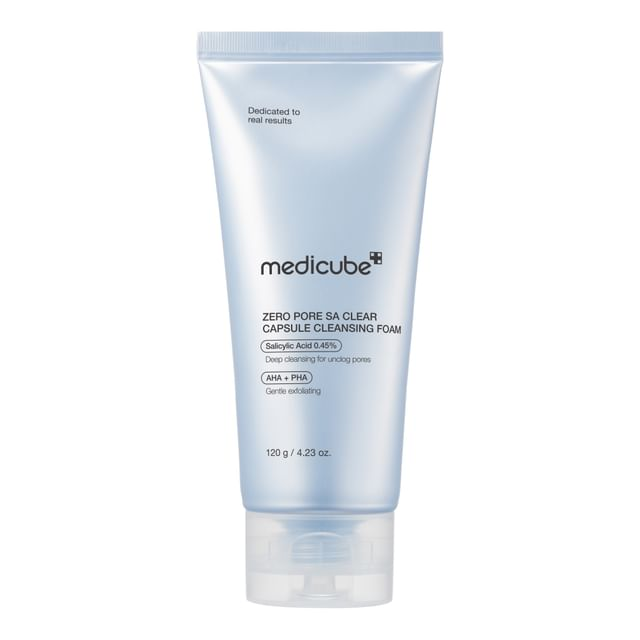 skincare-kbeauty-glowtime-medicube zero pore sa clearing capsule cleansing foam