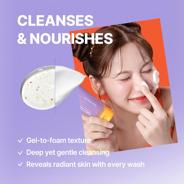 skincare-kbeauty-glowtime-neogen double vita capsule cleansing foam