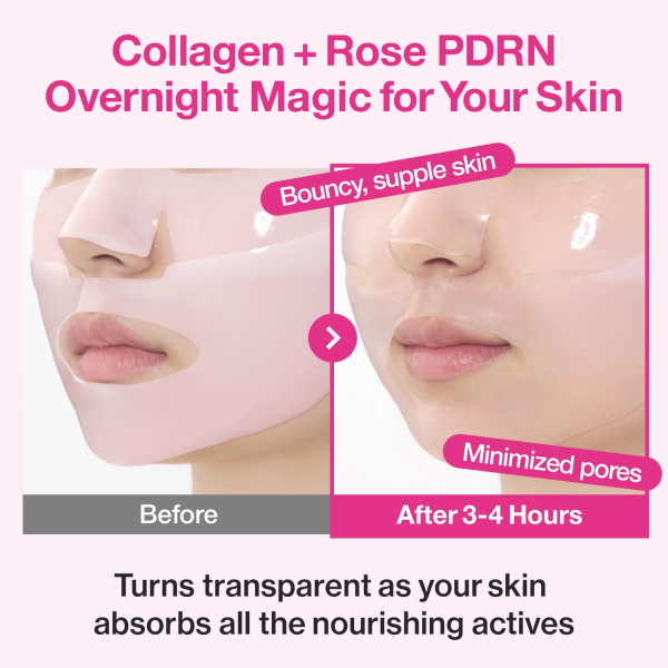 skincare-kbeauty-glowtime-numbuzin 2 rose pdrn overnight collagen mask