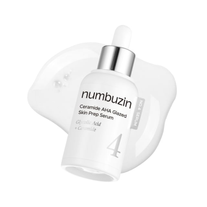 skincare-kbeauty-glowtime-numbuzin 4 ceramide aha glazed skin prep serum