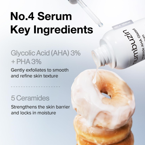 skincare-kbeauty-glowtime-numbuzin 4 ceramide aha glazed skin prep serum