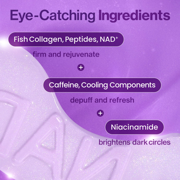skincare-kbeauty-glowtime-numbuzin 9 nad+ Collagen under eye pathces