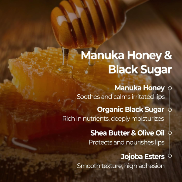 skincare-kbeauty-glowtime-skinfood honey sugar food mask lip sleeping pack