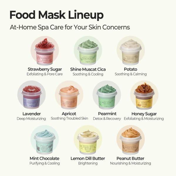 skincare-kbeauty-glowtime-skinfood honey sugar food mask lip sleeping pack