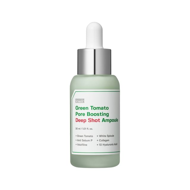 skincare-kbeauty-glowtime-sungboon editor green tomato pore boosting deep shot ampoule