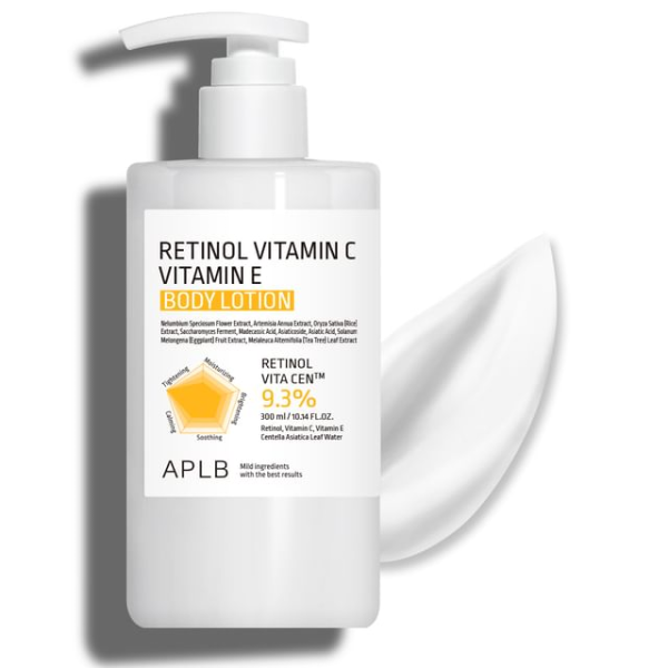 skincare-kbeauty-glowtime-aplb retinol vitamin C vitamin E body lotion