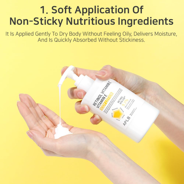 skincare-kbeauty-glowtime-aplb retinol vitamin C vitamin E body lotion