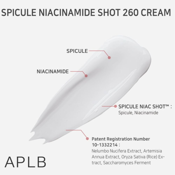 skincare-kbeauty-glowtime-aplb spicule niacinamide shot 260 cream