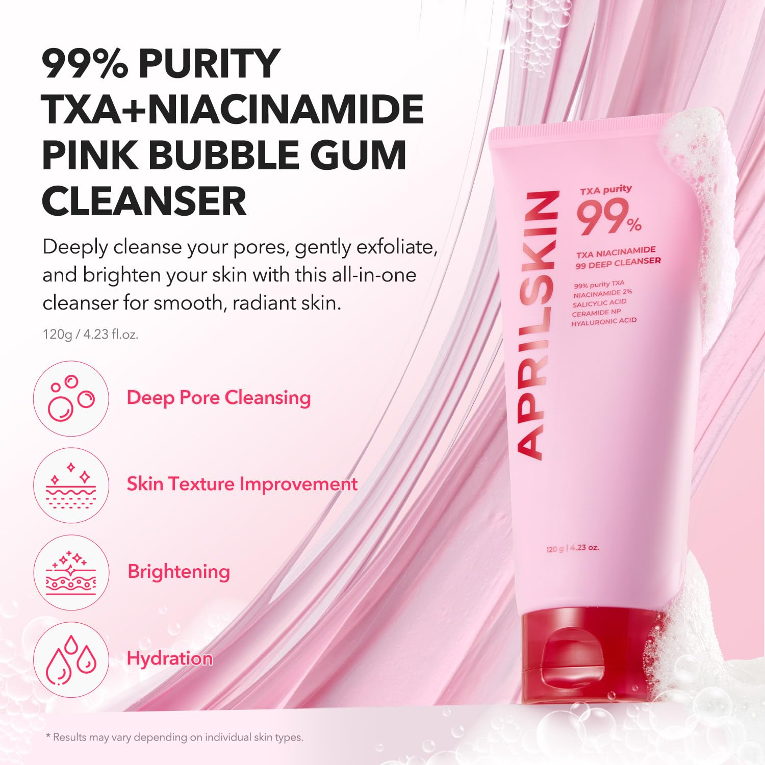 skincare-kbeauty-glowtime-aprilskin txa niacinamide 99 deep cleanser