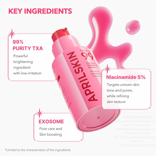 skincare-kbeauty-glowtime-aprilskin txa niacinamide toning shot 99 serum