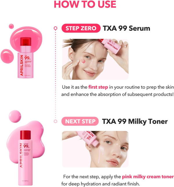 skincare-kbeauty-glowtime-aprilskin txa niacinamide toning shot 99 serum