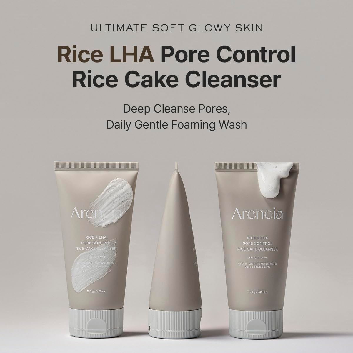 skincare-kbeauty-glowtime-arencia green tea lha deep pore rice cake cleanser