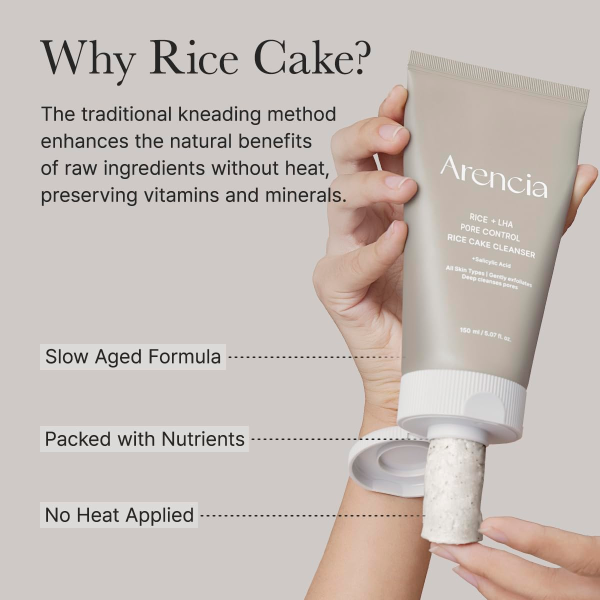 skincare-kbeauty-glowtime-arencia green tea lha deep pore rice cake cleanser