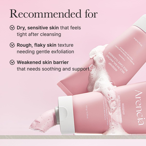 skincare-kbeauty-glowtime-arencia rosehip mild pH balancing rice cake cleanser
