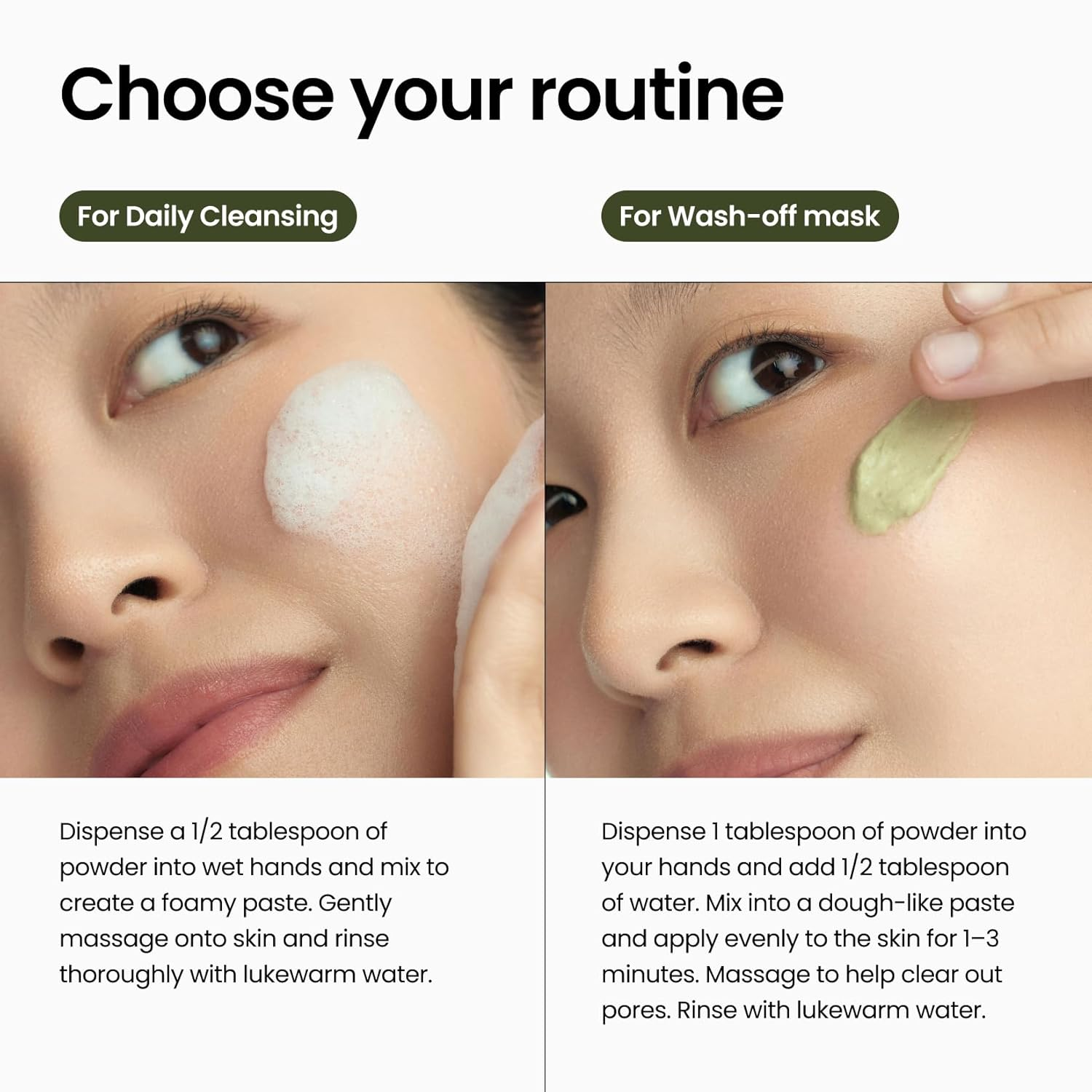 DELPHYR Fresh Matcha Pack Cleansing Powder 7 skincare-kbeauty-glowtime-delphyr fresh matcha pack cleansing powder