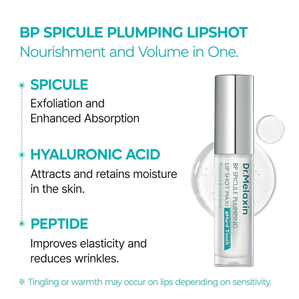 skincare-kbeauty-glowtime-dr melaxin bp spicule plumping lip shot maxi
