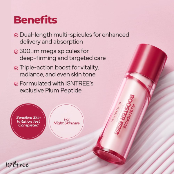 skincare-kbeauty-glowtime-isntree plum peptide booster 2000s