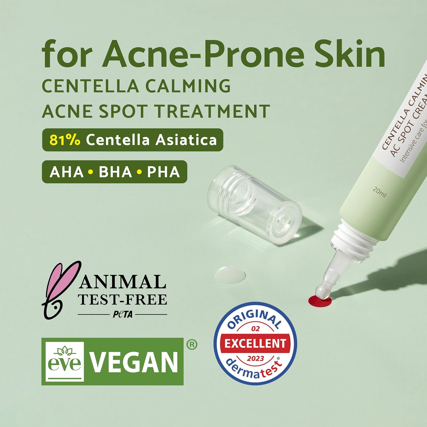 skincare-kbeauty-glowtime-iunik centella calming ac spot cream