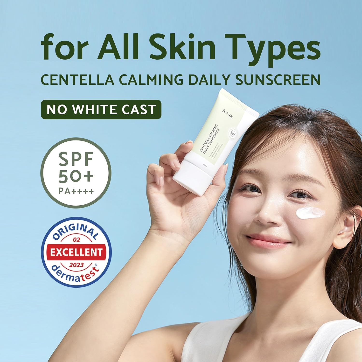 skincare-kbeauty-glowtime-iunik centella calming daily sunscreen