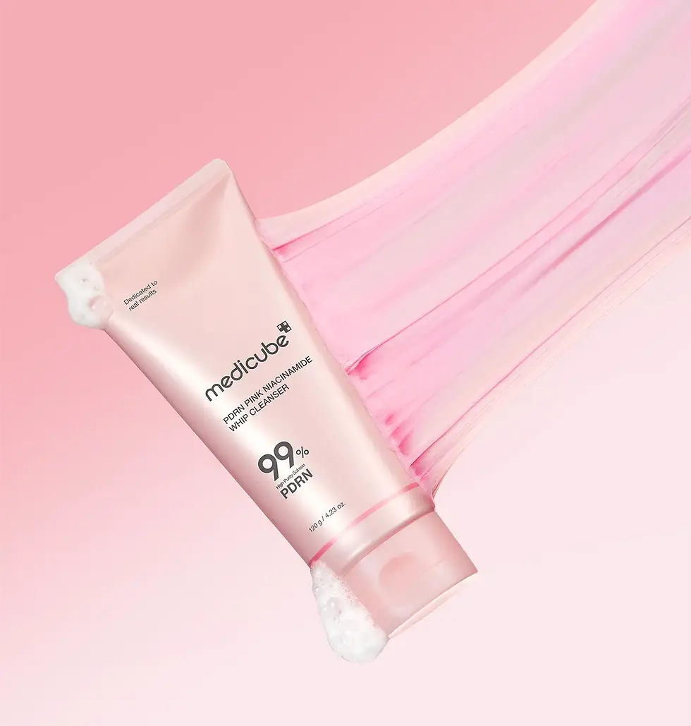skincare-kbeauty-glowtime-medicube pdrn pink niacinamide whip cleanser
