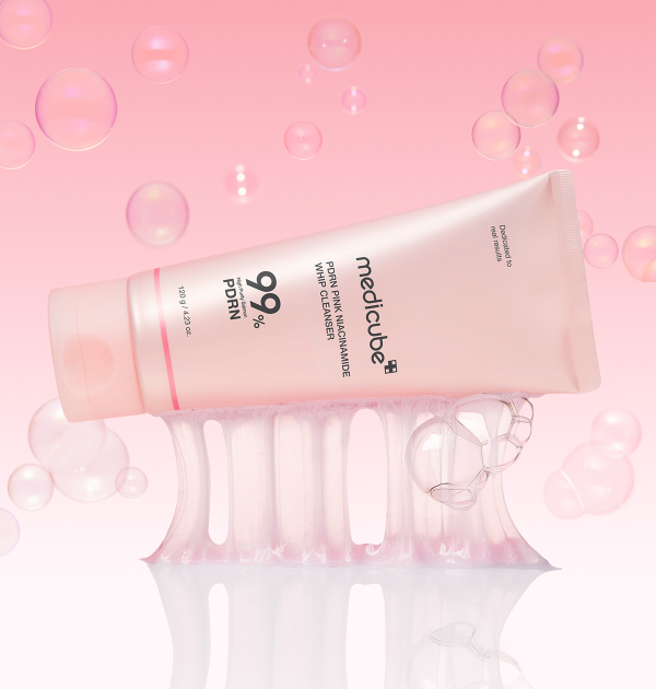 skincare-kbeauty-glowtime-medicube pdrn pink niacinamide whip cleanser