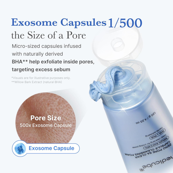 skincare-kbeauty-glowtime- medicube zero pore clearing capsule cleansing foam
