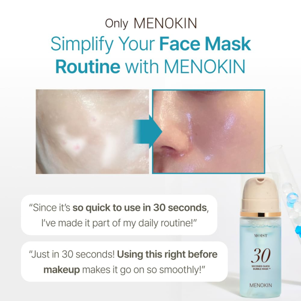 skincare-kbeauty-glowtime-menokin 30 seconds quick bubble mask moist
