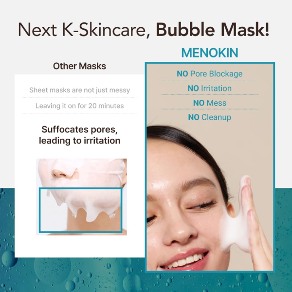skincare-kbeauty-glowtime-menokin 30 seconds quick bubble mask moist