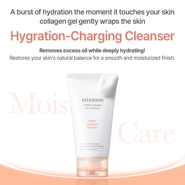 skincare-kbeauty-glowtime-mixsoon pdrn collagen gel cleanser